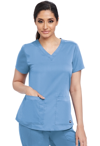 Cute Grey's Anatomy Missy Fit Women's V-Neck Uniform Scrub Tops #71166